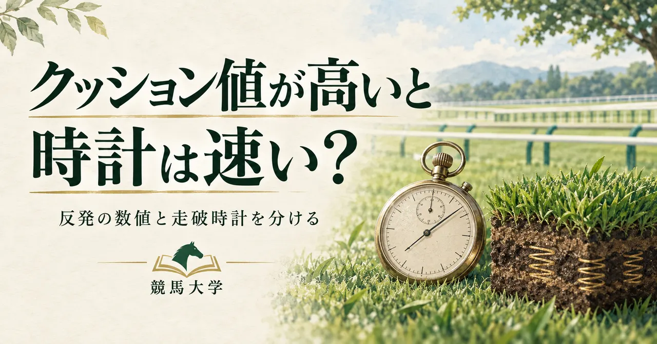 クッション値が高いと時計は速い？反発の数値と走破時計を分けて読む
